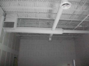 Painting Industrial Ceiling Finished