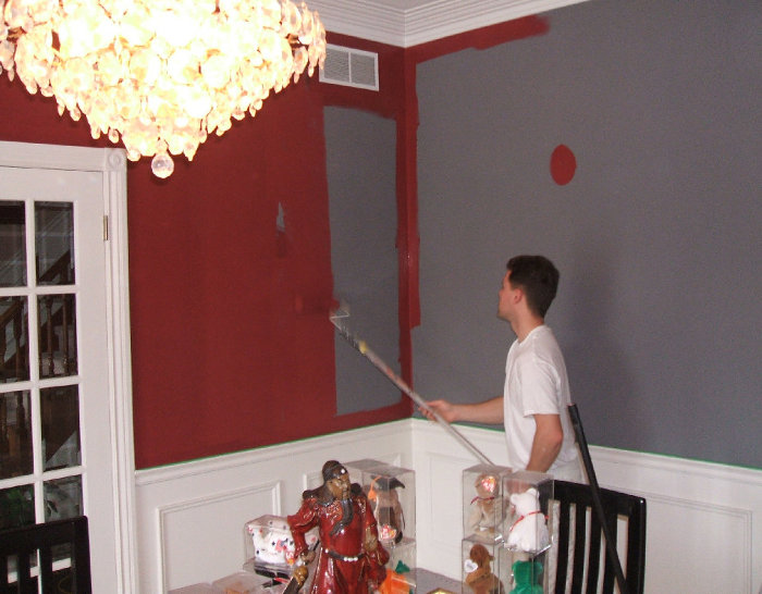 House Painting Red